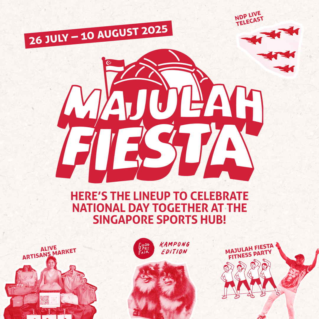 Enjoy the Ultimate National Day Weekend at Singapore Sports Hub